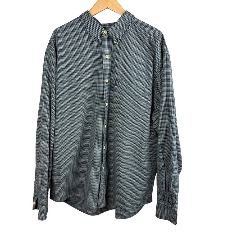 Vintage Abercrombie & Fitch Plaid Button-Down Shirt Men's‎ XL Cotton Casual